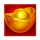 3 coin golden peacock gold symbol icon
