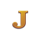 3 coin golden peacock j symbol icon