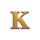 3 coin golden peacock k symbol icon