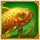 3 coin treasures 2 koi symbol icon