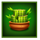3 coin treasures bamboo symbol icon