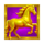 3 coin wild horse horse symbol icon
