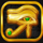 3 coins egypt golden eye symbol icon