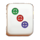 3 combo mahjong three circles symbol icon