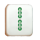 3 combo mahjong two bars symbol icon