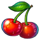 3 crown coins cherry symbol icon
