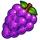 3 crowned pots grape symbol icon