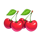 3 crowns bonus combo cherry symbol icon