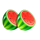 3 crowns bonus combo watermelon symbol icon