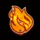 3 devils pinball orange flame symbol icon
