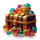 3 dragons rake it in chest symbol icon