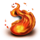 3 dragons rake it in fire symbol icon