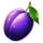 3 energy crowns purple plum symbol icon