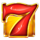 3 energy crowns red seven symbol icon