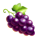 3 flaming clovers grape symbol icon