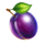 3 flaming clovers plum symbol icon