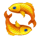 3 fortune pots hold and win fish symbol icon