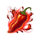 3 hot chilli peppers extra pepper symbol icon