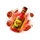 3 hot chilli peppers extra sauce symbol icon