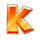 3 irish treasures k symbol icon