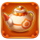 3 lucky bao orange teapot symbol icon