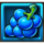 3 lucky hippos 2 blue grapes symbol icon