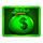 3 lucky hippos money symbol icon