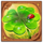3 lucky leprechauns clover symbol icon