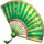 3 lucky maneki hold n spin handfan symbol icon