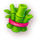 3 lucky monkeys hold and win bamboo symbol icon