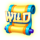 3 lucky monkeys hold and win wild symbol icon