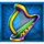 3 lucky rainbows action boost spinup harp symbol icon