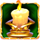 3 magic chests candle symbol icon
