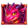 3 magic eggs dragon symbol icon