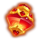 3 magic pots red symbol icon