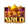 3 magical genies wild symbol icon