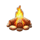 3 million bc fire symbol icon