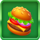 3 pigs of independence hog and win burger symbol icon