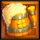 3 pots of luck beer mug symbol icon