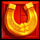 3 pots of luck golden horseshoe symbol icon