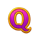 3 pots of luck letter q symbol icon