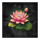 3 power dragons lotus flower symbol icon