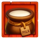 3 rich chickens milk symbol icon