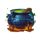 3 skulls of voodoo potion symbol icon