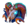 3 skulls of voodoo skull symbol icon