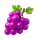 3 sparking crowns grape symbol icon