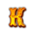 3 super pinatas k symbol icon