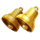 3 supercharged diamonds hold and win 3x3 bell symbol icon