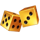 3 supercharged diamonds hold and win 3x3 dice symbol icon