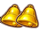 3 thunder coins hold and win bells symbol icon